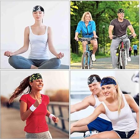 3‑Pack Antiperspirant Sports Headbands – Non‑Slip, Unisex - Headbands - British D'sire