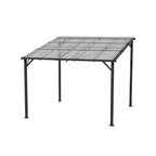 3x3M Wall - Mounted Awning Outdoor Canopy with UV - Resistant Roof - Canopy - British D'sire