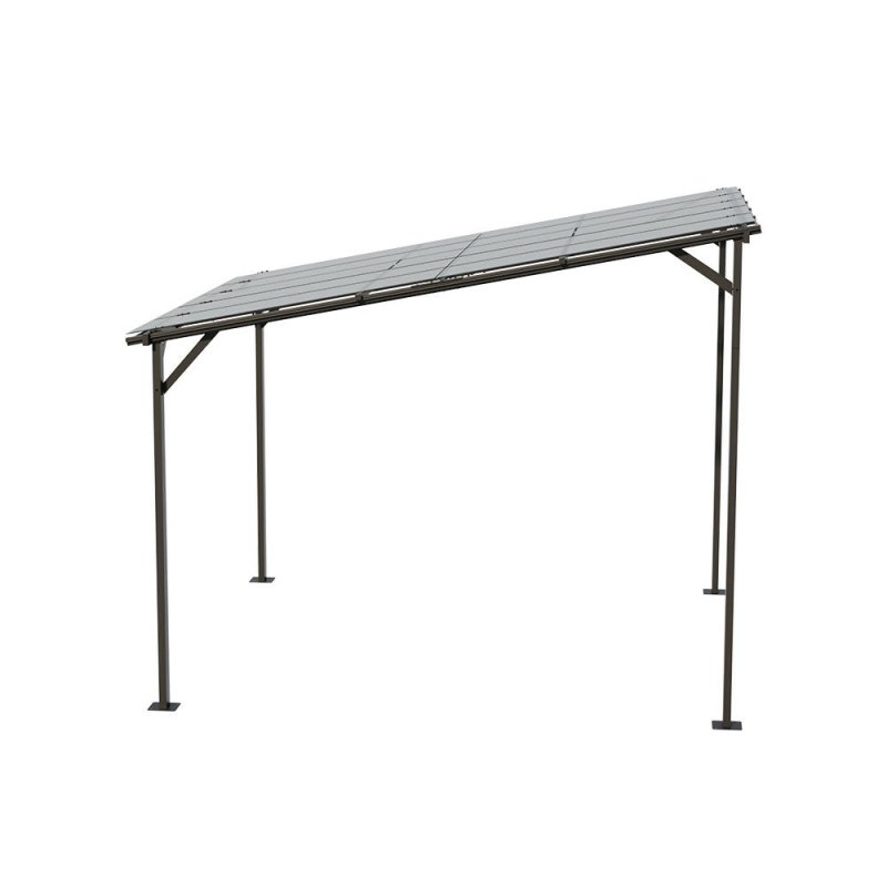 3x3M Wall - Mounted Awning Outdoor Canopy with UV - Resistant Roof - Canopy - British D'sire