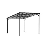 3x3M Wall - Mounted Awning Outdoor Canopy with UV - Resistant Roof - Canopy - British D'sire