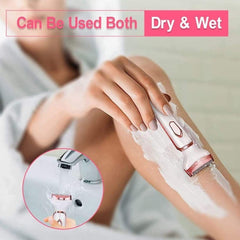 4 In 1 Electric Shaver Epilator For Women Face Facial Body Underarm Clipper Epilator Hair Remover Lady Female USB Charging Shaving Trimmer Razor - Hair Care & Styling - British D'sire
