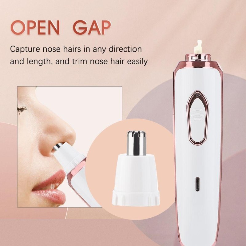 4 In 1 Electric Shaver Epilator For Women Face Facial Body Underarm Clipper Epilator Hair Remover Lady Female USB Charging Shaving Trimmer Razor - Hair Care & Styling - British D'sire