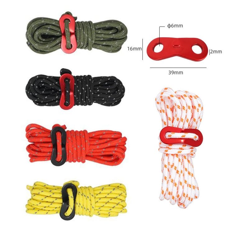 4 PCS / Set CLS Outdoor Camp Reflective Wind-Proof Camping Support Rod(Black) Secondary image