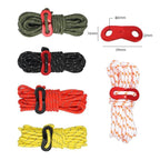 4 PCS / Set CLS Outdoor Camp Reflective Wind-Proof Camping Support Rod(White Non-reflective) - British D'sire