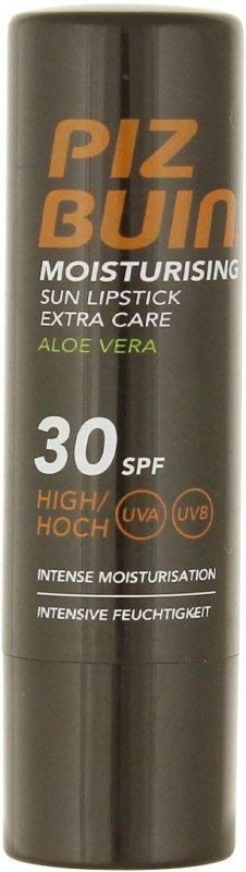 4 x Piz Buin Moisturising Sun Lipstick Extra Care Aloe Vera SPF30 4.9g - British D'sire