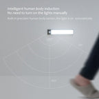 40cm Original Xiaomi Youpin YEELIGHT LED Smart Human Motion Sensor Light Bar Rechargeable Wardrobe Cabinet Corridor Wall Lamps(Black) - British D'sire