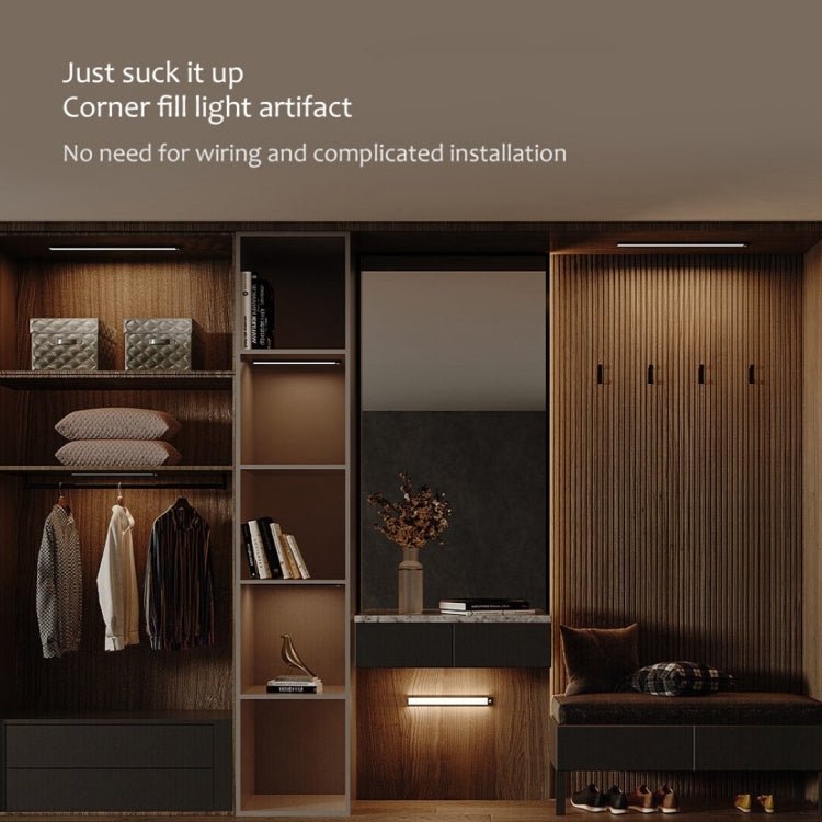 40cm Original Xiaomi Youpin YEELIGHT LED Smart Human Motion Sensor Light Bar Rechargeable Wardrobe Cabinet Corridor Wall Lamps(Green) - British D'sire