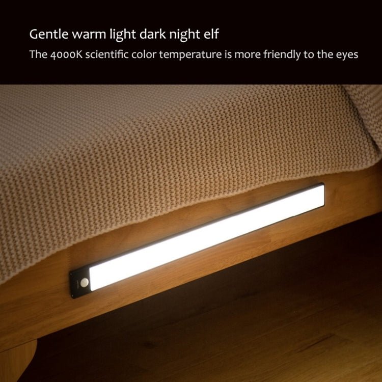 40cm Original Xiaomi Youpin YEELIGHT LED Smart Human Motion Sensor Light Bar Rechargeable Wardrobe Cabinet Corridor Wall Lamps(Silver) - British D'sire