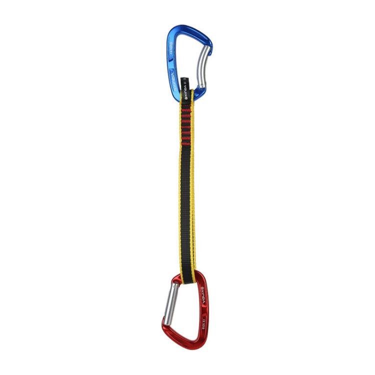 40cm XINDA XD-CP05/06 Outdoor Mountaineering Climbing Straight Door Curved Door Fast Hanging Safety Buckle Flat Belt - British D'sire