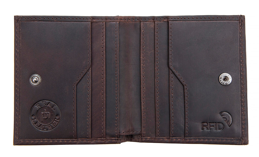 Alperto RFID Coin Tray Leather Wallet - 4260