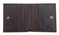 Alperto RFID Coin Tray Leather Wallet - 4260