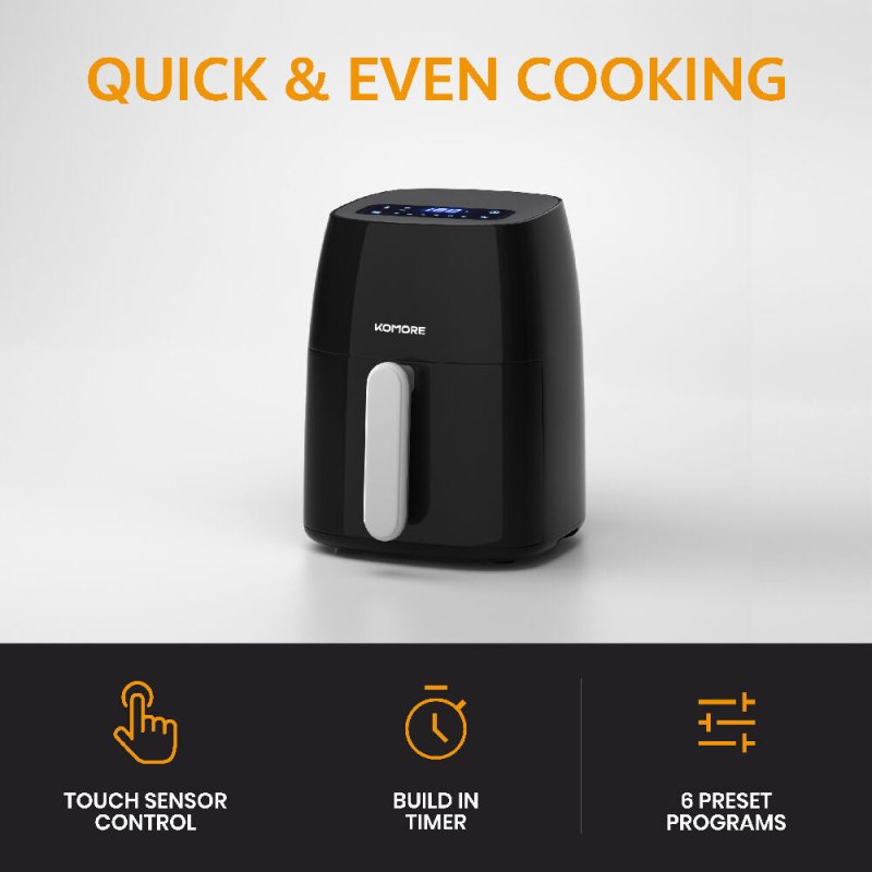 4.2L Air Fryer Oven 6 Modes with Smart Touch Screen - Air Fryer - British D'sire