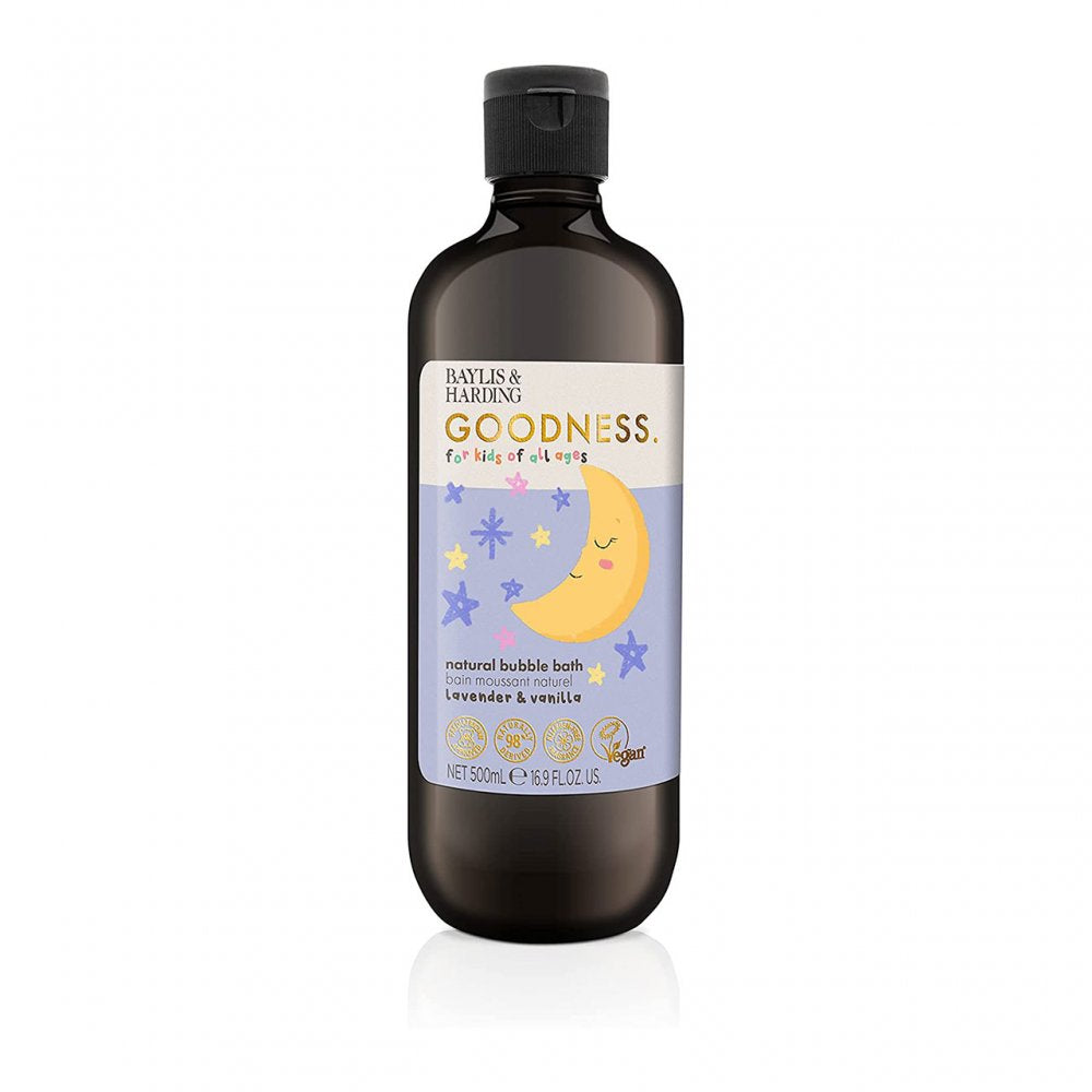 Baylis and Harding Goodness Kids Lavender & Vanilla Natural Bubble Bath, 500ml Main image