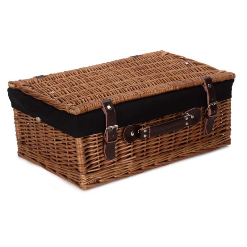 46cm Double Steamed Picnic Basket - Empty Picnic Baskets - British D'sire