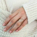 Tiny Name Ring - Minimalist Ring Maiden-Art