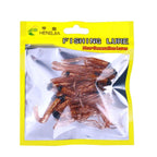 4.8cm 20pcs / Pack HENGJIA SO192 Vegetable-Head Tube Lure Fishing Simulation Soft Fake Bait, Style: 3# - British D'sire