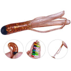 4.8cm 20pcs / Pack HENGJIA SO192 Vegetable-Head Tube Lure Fishing Simulation Soft Fake Bait, Style: 3# - British D'sire