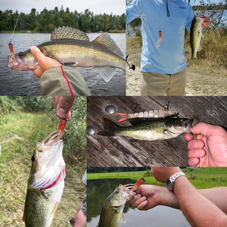 4.8cm 20pcs / Pack HENGJIA SO192 Vegetable-Head Tube Lure Fishing Simulation Soft Fake Bait, Style: 3# - British D'sire