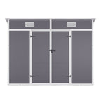 4*8ft Outdoor Plastic Garden Storage Shed - Garden Shed - British D'sire