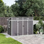 4*8ft Outdoor Plastic Garden Storage Shed - Garden Shed - British D'sire