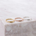 Tiny Name Ring - Minimalist Ring Maiden-Art