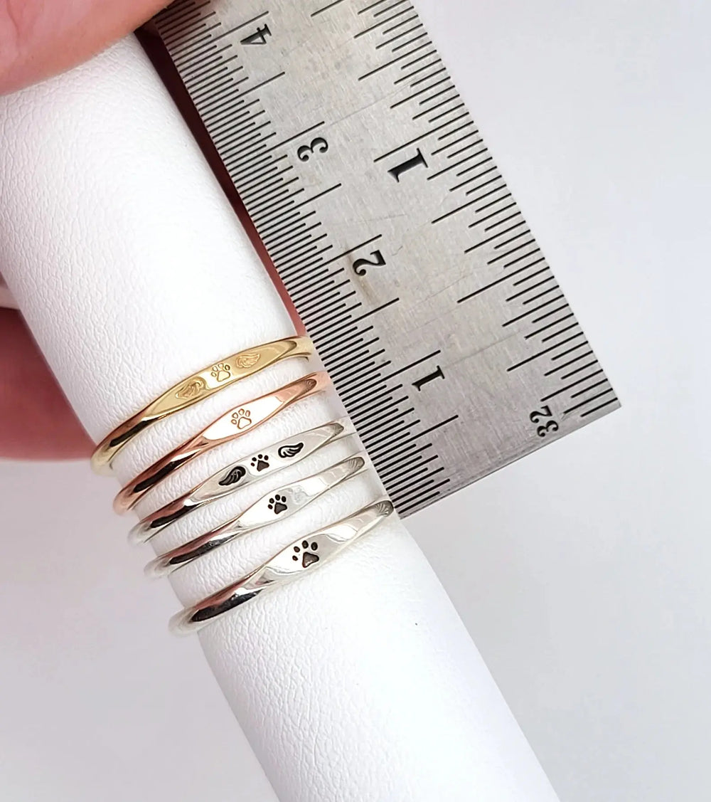 Tiny Name Ring - Minimalist Ring Maiden-Art