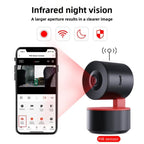 4MP WiFi Security Camera Indoor, Smart Pan Tilt Surveillance Monitor with Infrared Night Vision(White) - British D'sire