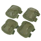 4pcs/set Sports Knee and Elbow Pads Outdoor Sport Safety Gear Drop(Army Green) - British D'sire