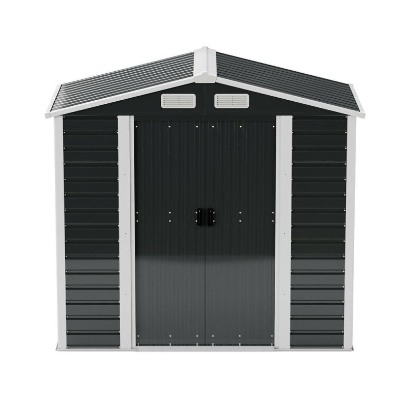 4X7FT Outdoor Metal Garden Storage Shed - Garden Shed - British D'sire