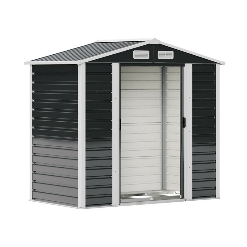4X7FT Outdoor Metal Garden Storage Shed Secondary image
