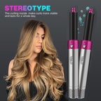 5 In 1 Hot Air Comb Automatic Curling Iron Square Model Hair Styling Comb Curling And Straightening, Plug: UK Plug - British D'sire