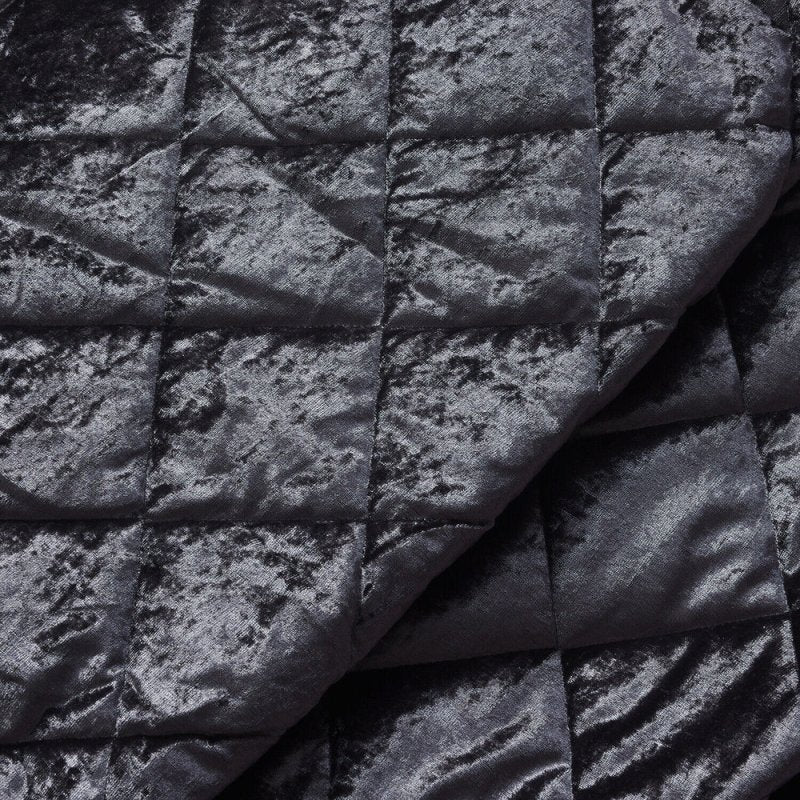 5 Pieces Luxury Crushed velvet Bedspread Quilted Comforter Bedding Set & Cushion - Home, Furniture & DIY:Bedding:Decorative Quilts & Bedspreads - British D'sire