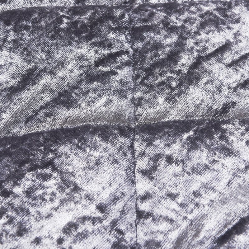 5 Pieces Luxury Crushed velvet Bedspread Quilted Comforter Bedding Set & Cushion - Home, Furniture & DIY:Bedding:Decorative Quilts & Bedspreads - British D'sire