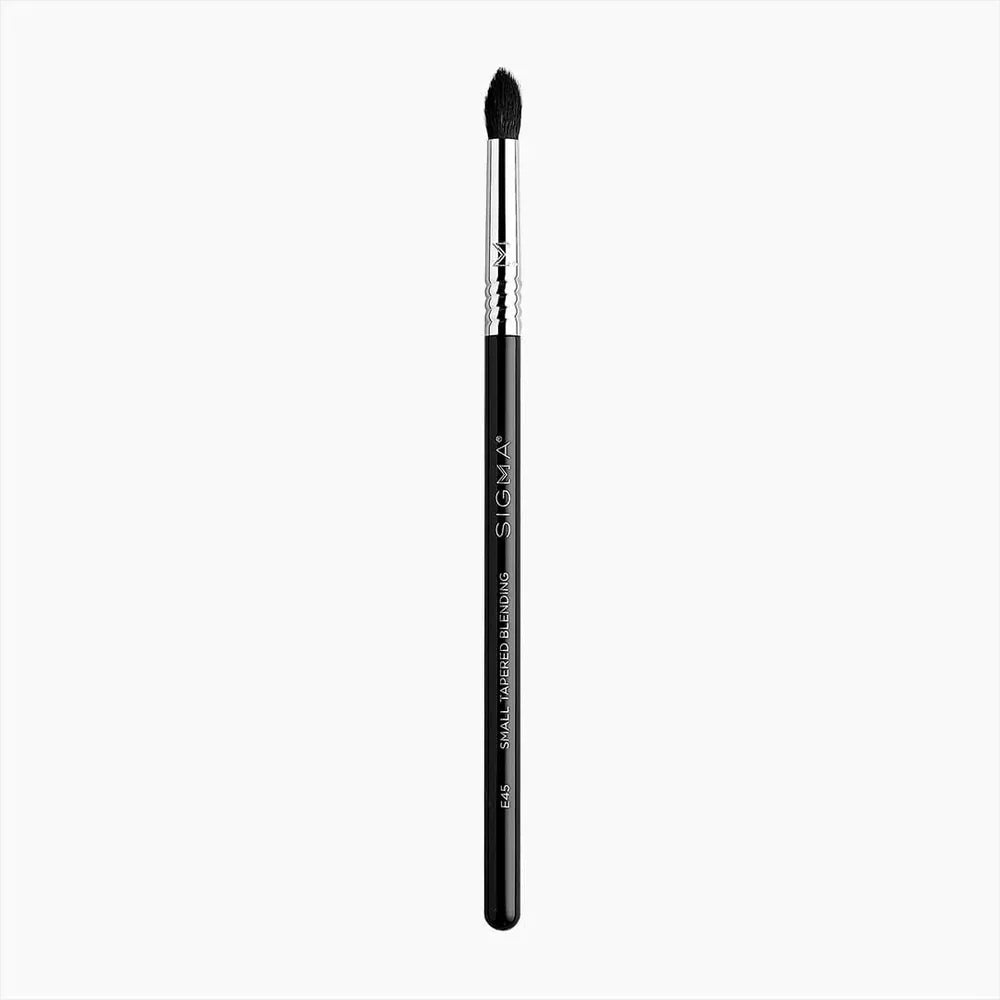 Sigma Beauty E45 Small Tapered Blending Brush - Black and Chrome Main image