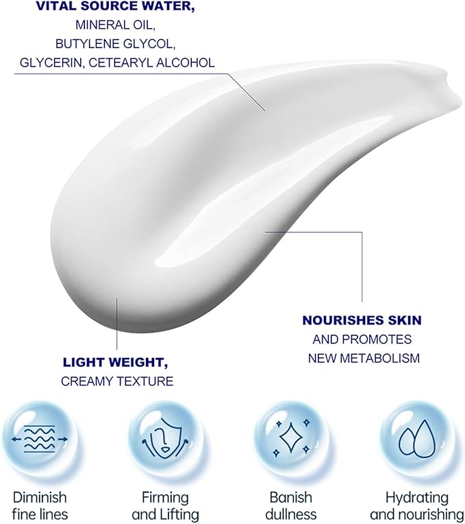 50ml Advanced Neck Firming Cream - Best For Tightening Sagging Skin,Tighten & Lift Firming Neck Cream,Anti Aging Smoothes Wrinkles Skin Tightening and Repair Decolletage Cream - Skin Care Kits & Combos - British D'sire
