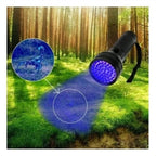 51 LEDs 395nm UV LED Flashlight, Support Detect Pet Urine - British D'sire