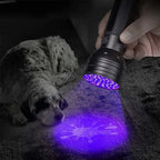 51 LEDs 395nm UV LED Flashlight, Support Detect Pet Urine - British D'sire