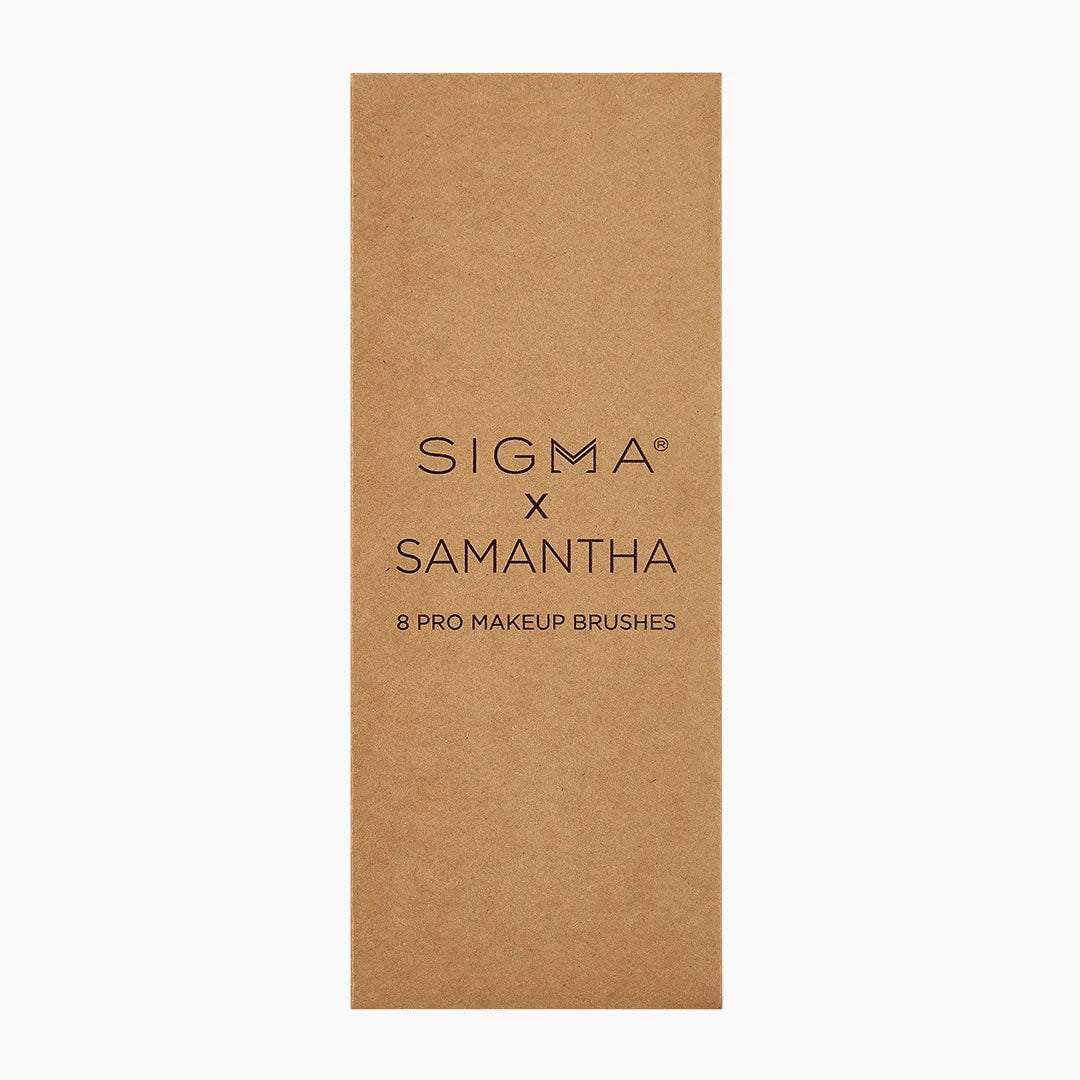 Sigma Beauty X Samantha Ravndahl Brush Set 8 piece set Secondary image
