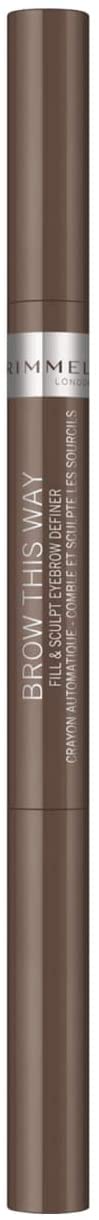 Rimmel London Brow This Way Fill & Sculpt Eyebrow Definer - Medium Brown Main image