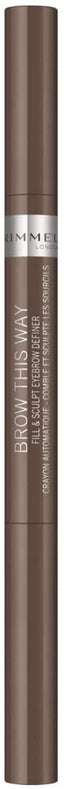 Rimmel London Brow This Way Fill & Sculpt Eyebrow Definer - Medium Brown