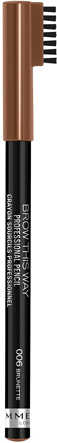 Rimmel London, Brow This Way Eyebrow Pencil, Brunette Main image