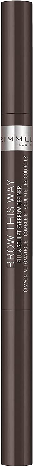 Rimmel London Brow This Way Fill & Sculpt Eyebrow Definer -Dark Brown Secondary image
