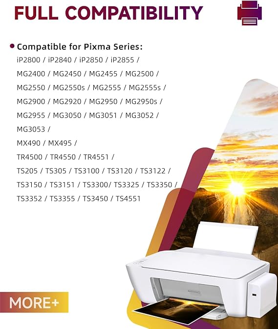 545 546 Ink Cartridges XL, PG - 545 CL - 546 XL Replacement for Canon Ink Cartridges 545 and 546, Printer Ink 545 546 for Pixma TS3300 TR4500 TS3450 MG2550s TS3150 MX495 MX490 TR4550 TR4551 TS3100 - Printer Ink Cartridge - British D'sire