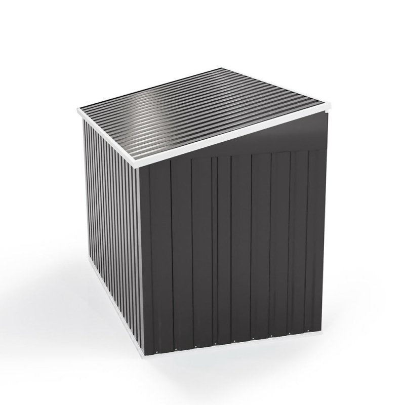 5.5 x 3.5 ft Metal Garden Shed Bin Store Bike Storage with Double Door - Storage Shed - British D'sire
