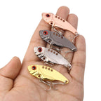 5.5CM-11G 4colors / Box HENGJIA Long Casting Metal False Bait Freshwater And Saltwater Universal Lure - British D'sire