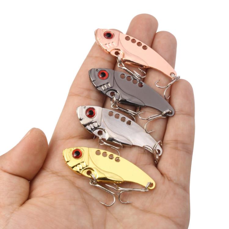 5.5CM-11G 4colors / Box HENGJIA Long Casting Metal False Bait Freshwater And Saltwater Universal Lure - British D'sire