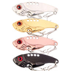 5.5CM-11G 4colors / Box HENGJIA Long Casting Metal False Bait Freshwater And Saltwater Universal Lure - British D'sire