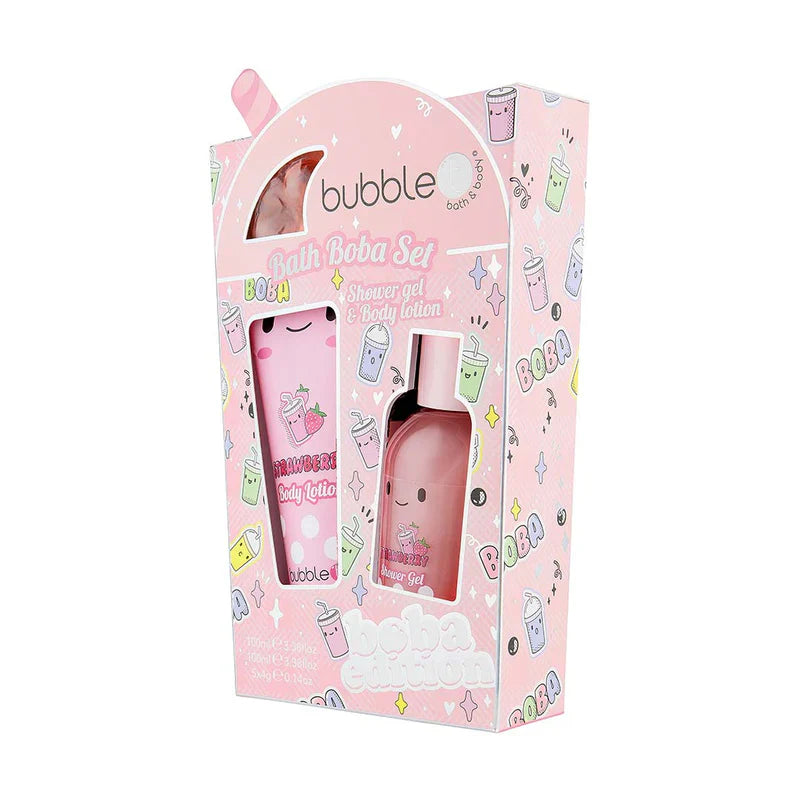 Bubble T Cosmetics Boba Tea Bath & Body Gift Set - Set of 3