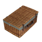 56cm Double Steamed Picnic Wicker Basket - Empty Picnic Baskets - British D'sire