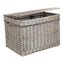 58cm Antique Wash Wicker Storage Basket - Storage Baskets - British D'sire